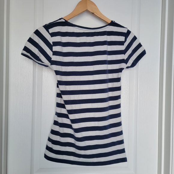 Zara basic striped tee shirt size medium - Picture 3 of 3